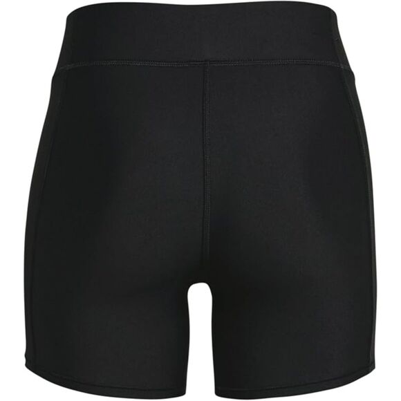 Under Armour Heatgear Armour Mid Rise Shorty, Black  UA Compression Shorts Sz M - Picture 4 of 5